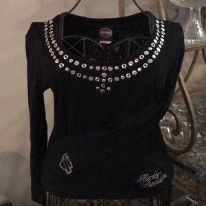 Harley Davidson Bling Womens medium shirt